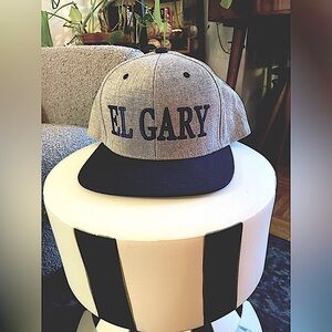 Gray "El Gary" adjustable wool Yankees cap